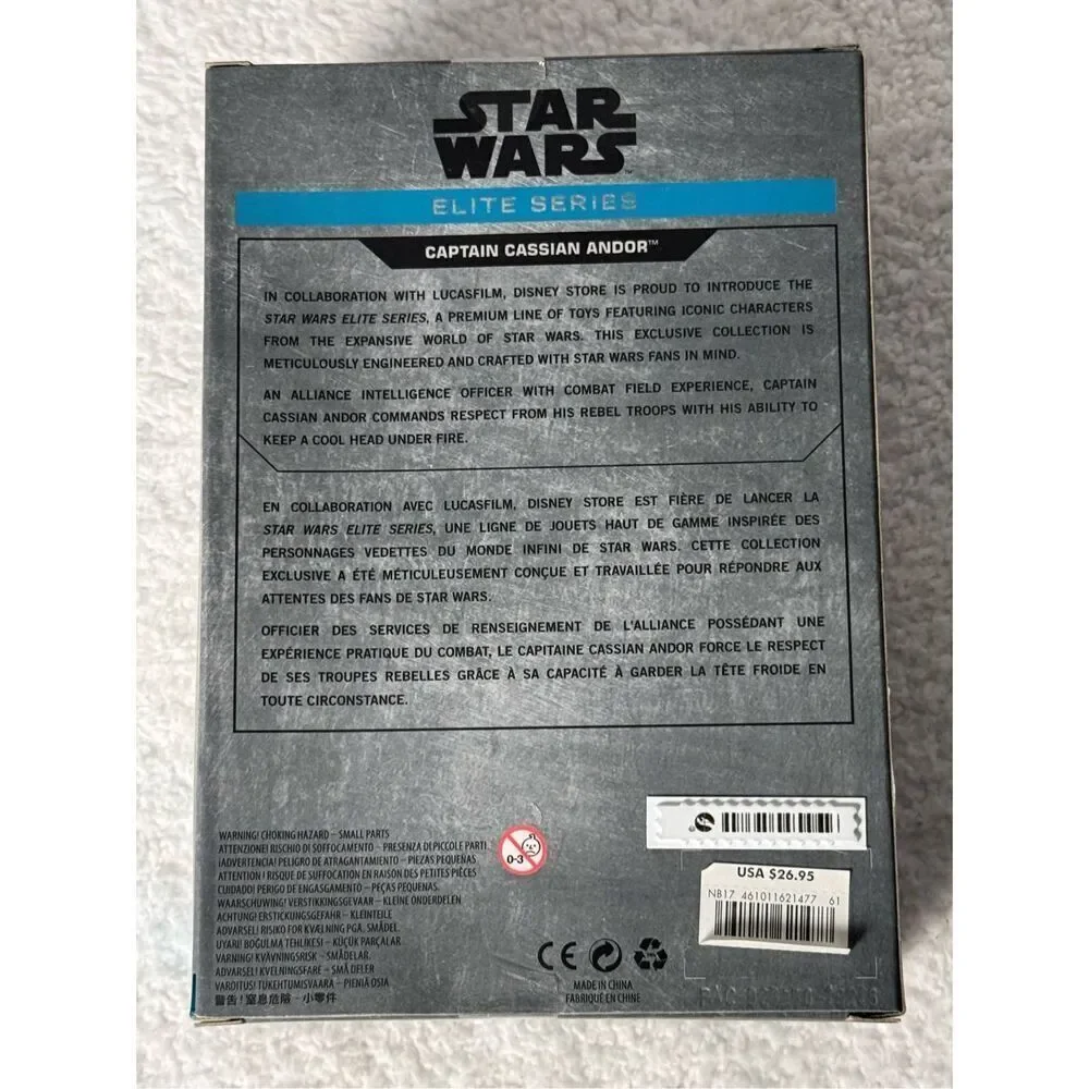 Star Wars Elite Series Captain Cassian Andor/Die Cast